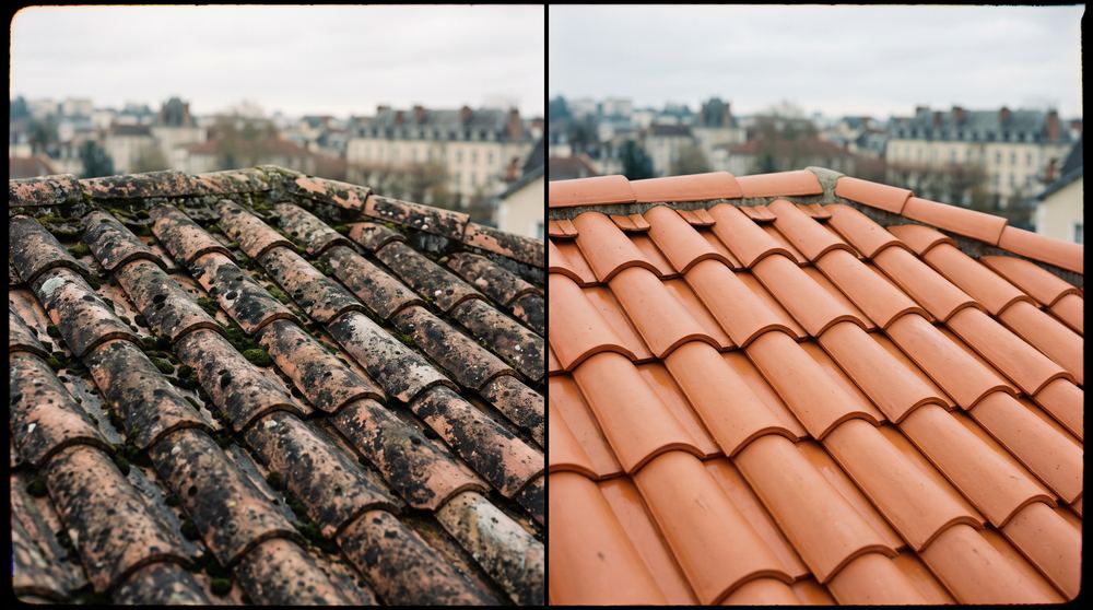 Nettoyage de toiture